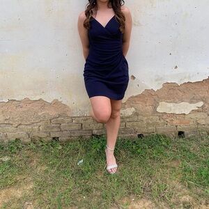 Altar'd State Navy Mini Dress